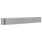 Plantenbak 620X80X68 Cm Gepoedercoat Staal Zilverkleurig