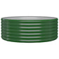 Plantenbak 100X100X36 Cm Gepoedercoat Staal Groen