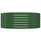 Plantenbak 100X100X36 Cm Gepoedercoat Staal Groen