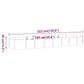 Plantenbak 322X100X36 Cm Gepoedercoat Staal Antracietkleurig