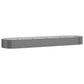 Plantenbak 396X100X36 Cm Gepoedercoat Staal Grijs