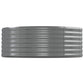 Plantenbak 544X100X36 Cm Gepoedercoat Staal Grijs