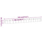Plantenbak 544X100X36 Cm Gepoedercoat Staal Antracietkleurig