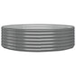 Plantenbak 140X140X36 Cm Gepoedercoat Staal Grijs
