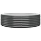Plantenbak 140X140X36 Cm Gepoedercoat Staal Antracietkleurig