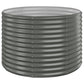 Plantenbak 100X100X68 Cm Gepoedercoat Staal Grijs