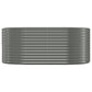 Plantenbak 175X100X68 Cm Gepoedercoat Staal Grijs