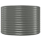 Plantenbak 175X100X68 Cm Gepoedercoat Staal Grijs