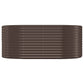Plantenbak 175X100X68 Cm Gepoedercoat Staal Bruin
