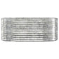 Plantenbak 175X100X68 Cm Gepoedercoat Staal Zilverkleurig