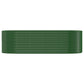 Plantenbak 249X100X68 Cm Gepoedercoat Staal Groen