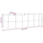 Plantenbak 249X100X68 Cm Gepoedercoat Staal Groen