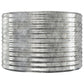 Plantenbak 322X100X68 Cm Gepoedercoat Staal Zilverkleurig