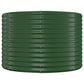 Plantenbak 396X100X68 Cm Gepoedercoat Staal Groen
