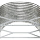 Plantenbak 396X100X68 Cm Gepoedercoat Staal Zilverkleurig