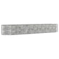 Plantenbak 507X100X68 Cm Gepoedercoat Staal Zilverkleurig