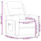 Fauteuil Verstelbaar Fluweel Roze