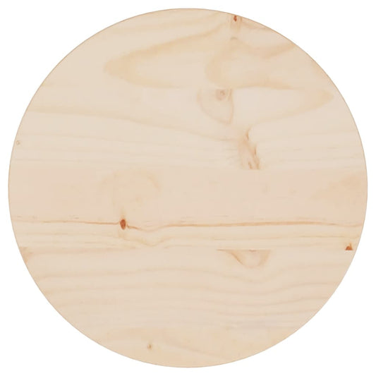 Tafelblad Ø30X2,5 Cm Massief Grenenhout