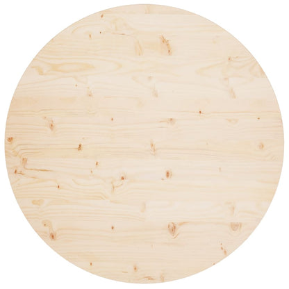 Tafelblad Ø90X2,5 Cm Massief Grenenhout