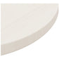 Tafelblad Ø50X2,5 Cm Massief Grenenhout Wit