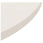 Tafelblad Ø60X2,5 Cm Massief Grenenhout Wit