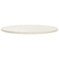 Tafelblad Ø80X2,5 Cm Massief Grenenhout Wit