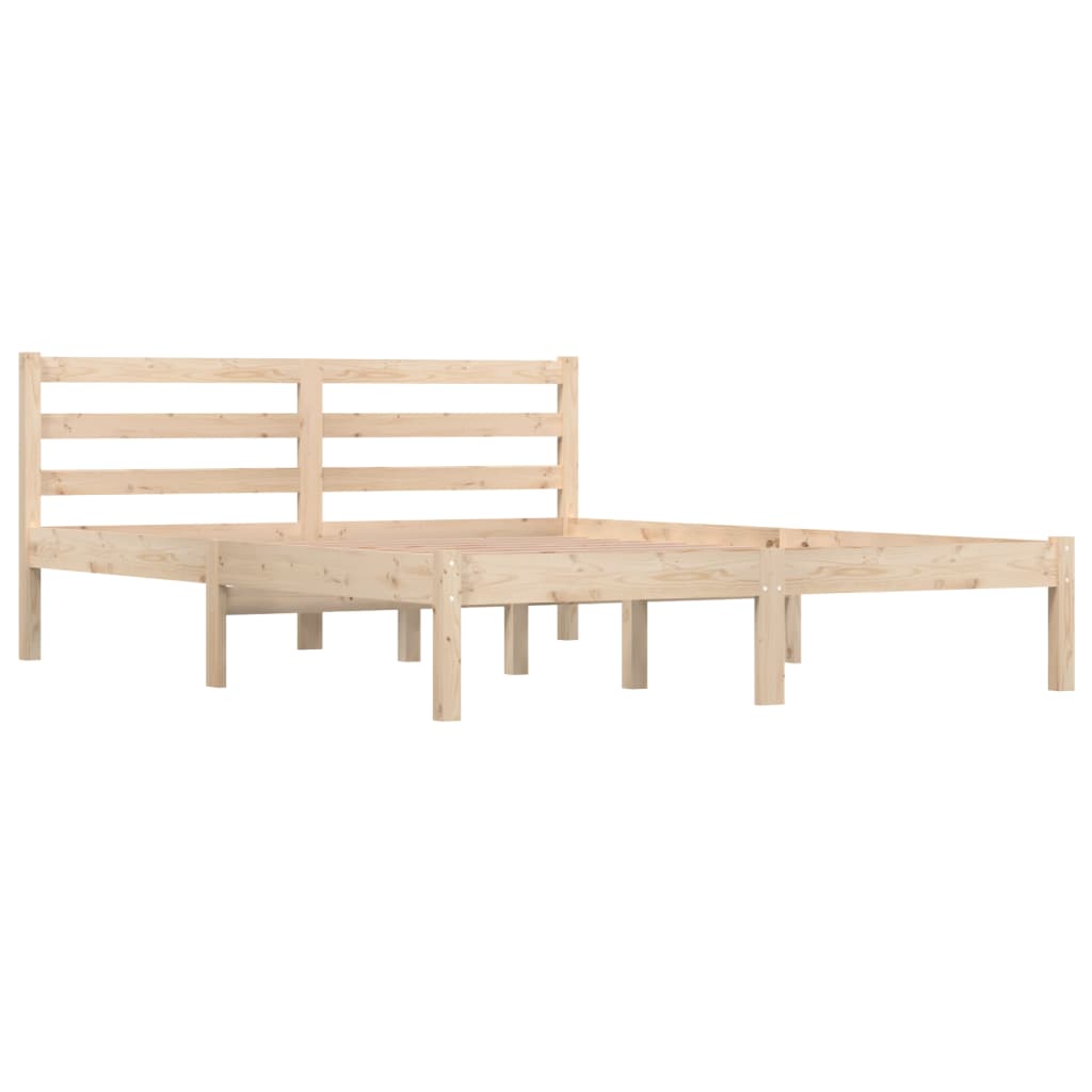 Bedframe Massief Grenenhout 140X190 Cm