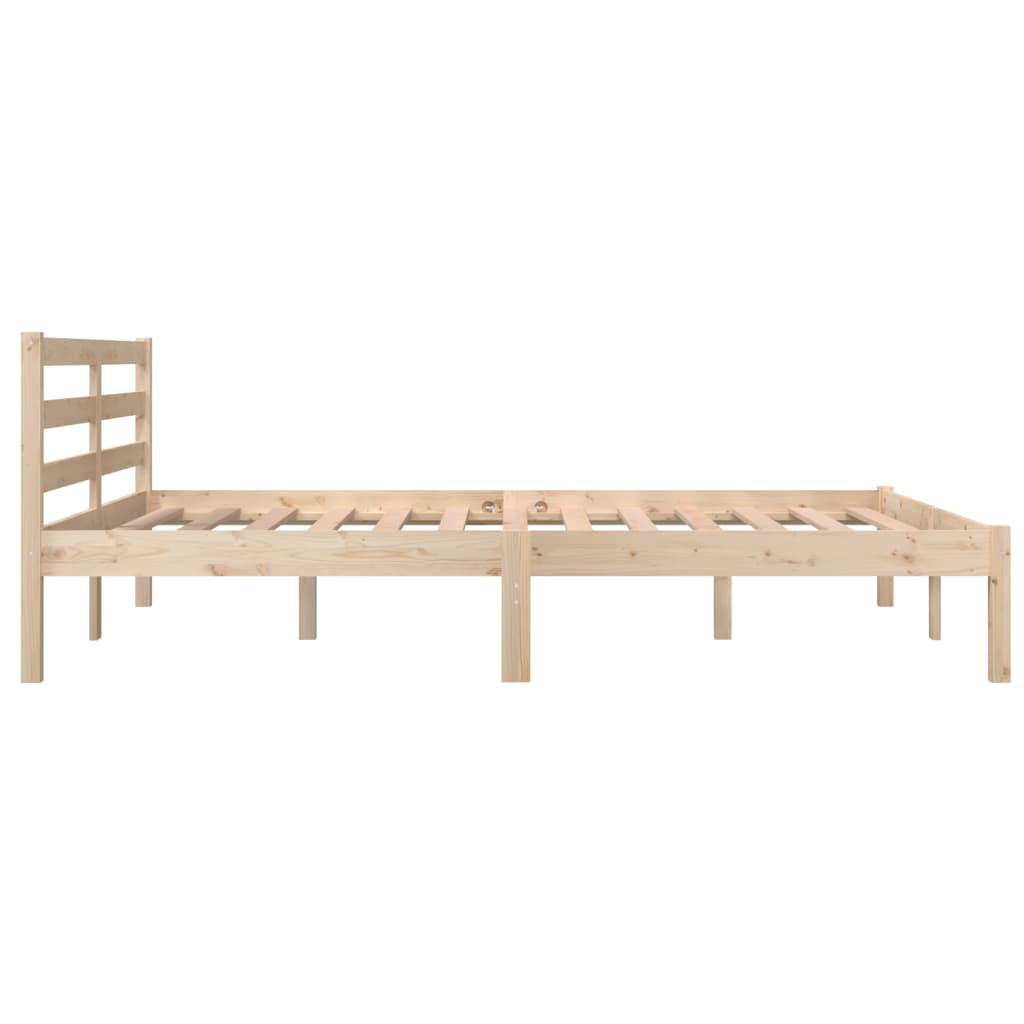 Bedframe Massief Grenenhout 140X190 Cm