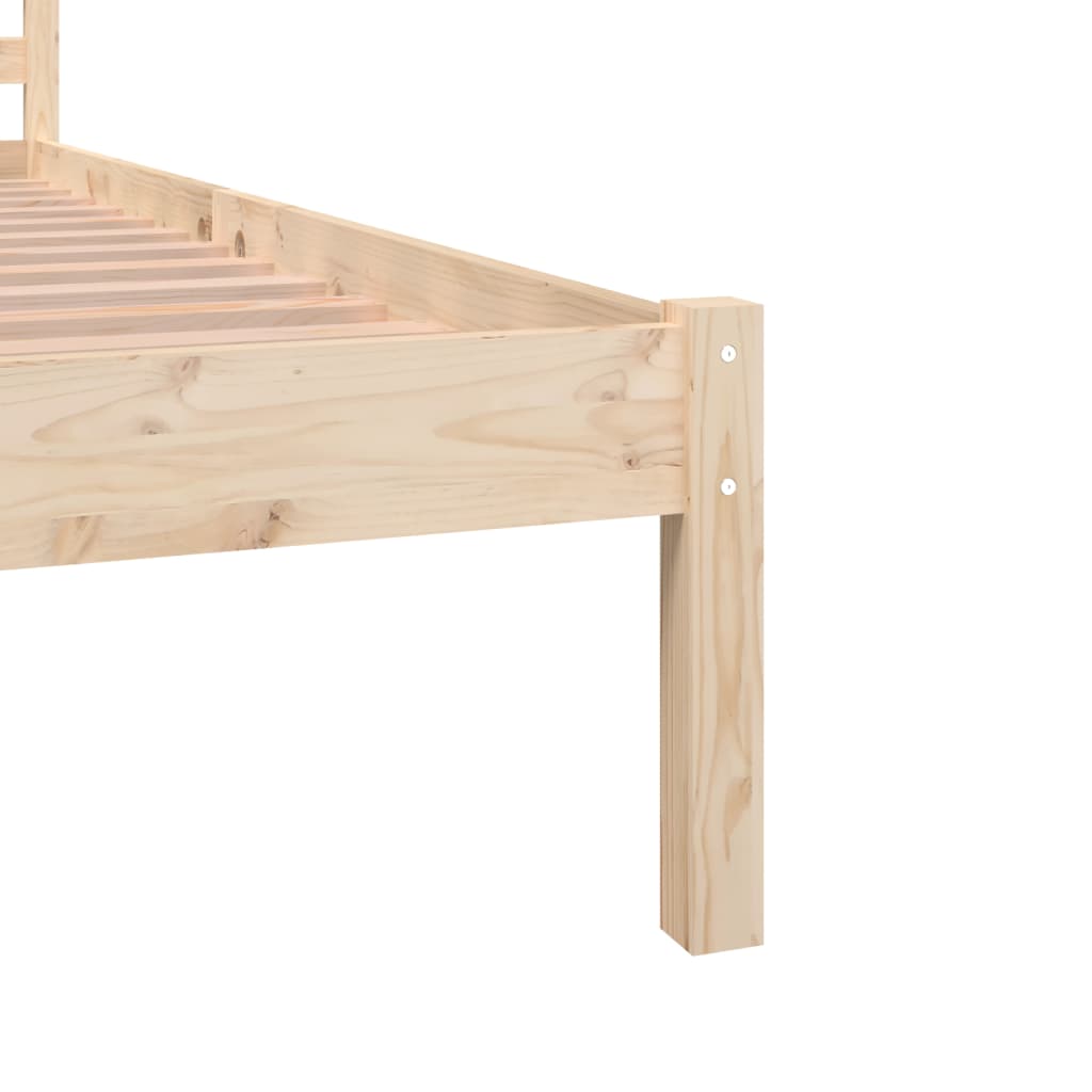 Bedframe Massief Grenenhout 140X190 Cm