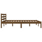 Bedframe Massief Grenenhout Honingbruin 140X190 Cm