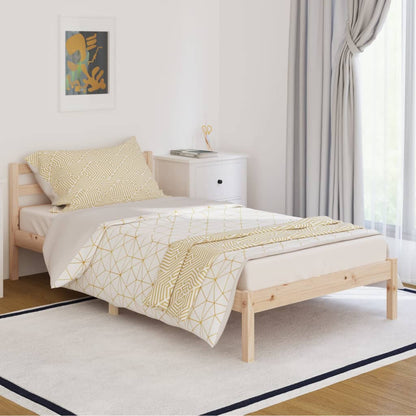 Bedframe Massief Grenenhout 100X200 Cm