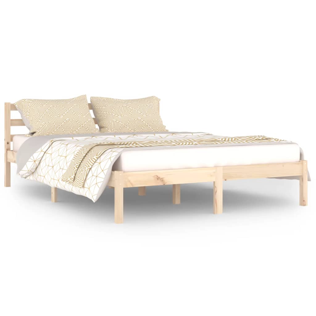 Bedframe Massief Grenenhout 140X200 Cm