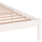 Bedframe Massief Grenenhout Wit 140X200 Cm