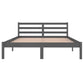 Bedframe Massief Grenenhout Grijs 140X200 Cm