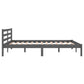 Bedframe Massief Grenenhout Grijs 140X200 Cm