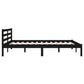 Bedframe Massief Grenenhout Zwart 140X200 Cm