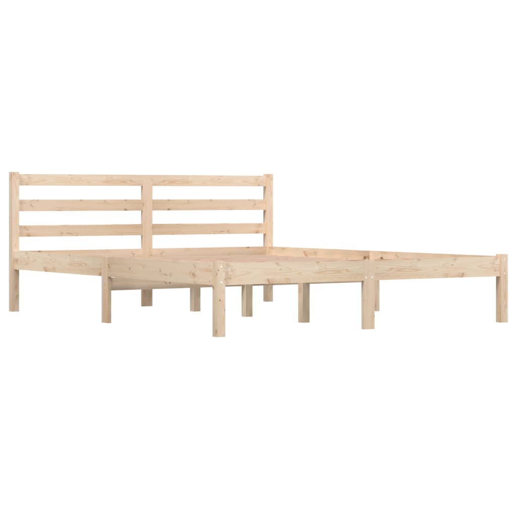 Bedframe Massief Grenenhout 150X200 Cm 5Ft King Size