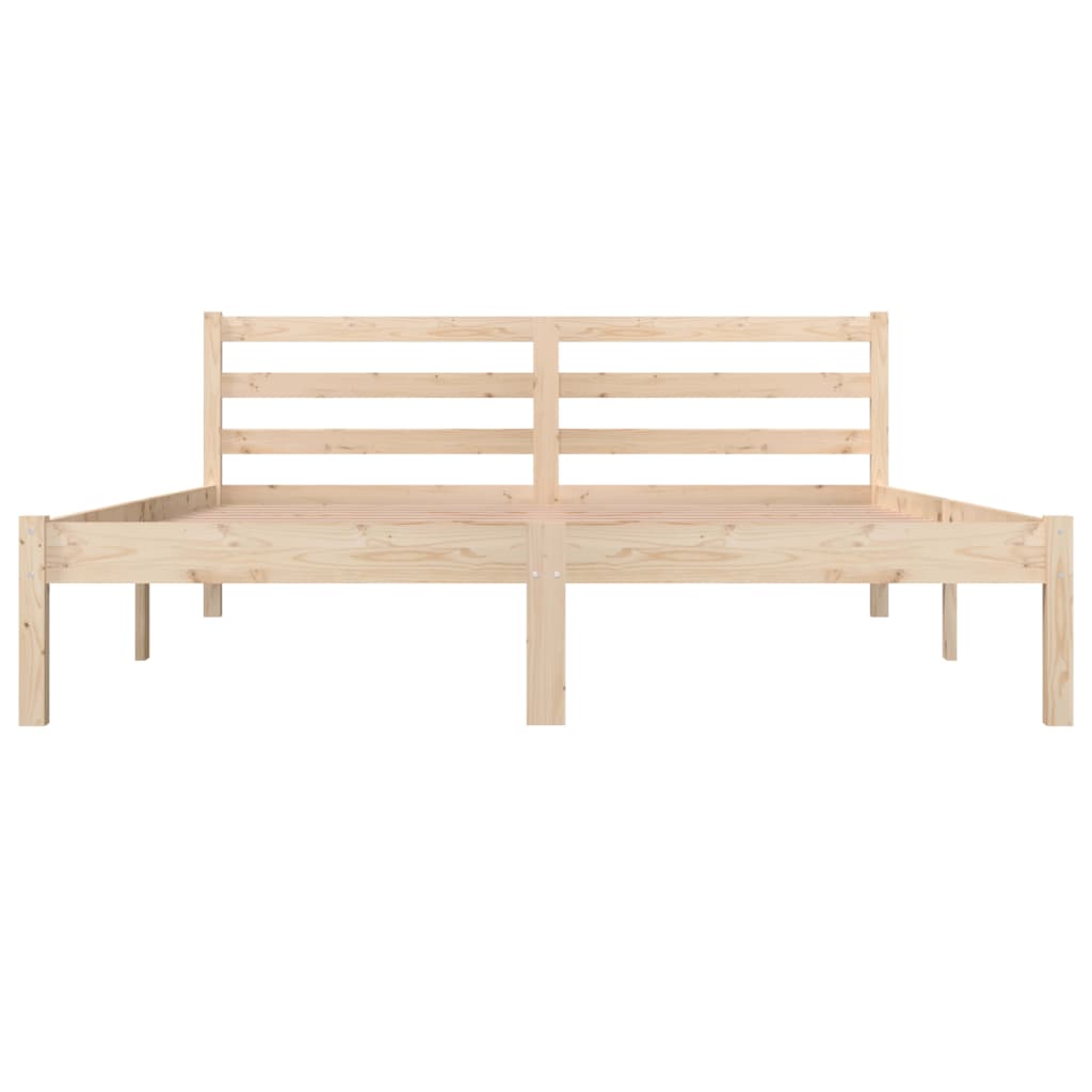 Bedframe Massief Grenenhout 150X200 Cm 5Ft King Size