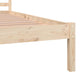 Bedframe Massief Grenenhout 150X200 Cm 5Ft King Size