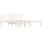 Bedframe Massief Grenenhout Wit 150X200 Cm 5Ft King Size