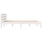 Bedframe Massief Grenenhout Wit 150X200 Cm 5Ft King Size