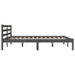 Bedframe Massief Grenenhout Grijs 150X200 Cm 5Ft King Size