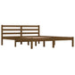 Bedframe Grenenhout Honingbruin 150X200 Cm 5Ft King Size