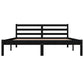 Bedframe Massief Grenenhout Zwart 150X200 Cm 5Ft King Size