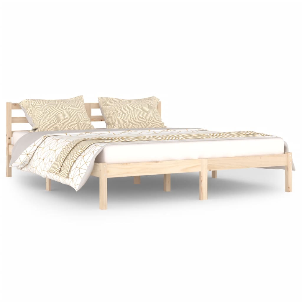 Bedframe Massief Grenenhout 160X200 Cm