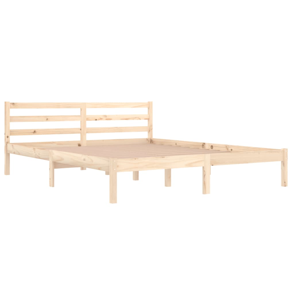 Bedframe Massief Grenenhout 160X200 Cm