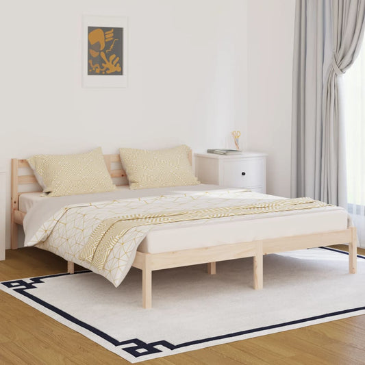 Bedframe Massief Grenenhout 160X200 Cm