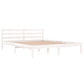Bedframe Massief Grenenhout Wit 160X200 Cm