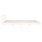 Bedframe Massief Grenenhout Wit 160X200 Cm