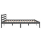 Bedframe Massief Grenenhout Grijs 160X200 Cm